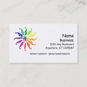 Bus. Karte - Blätter für das Farbrad