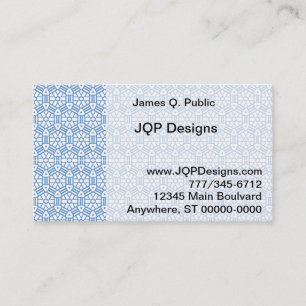 Bus. Karte - Hexagon & Bars (v.2)