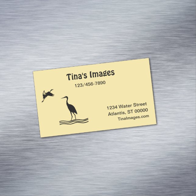 Bus. Karte (mag) - Shore Birds (Beispiel)