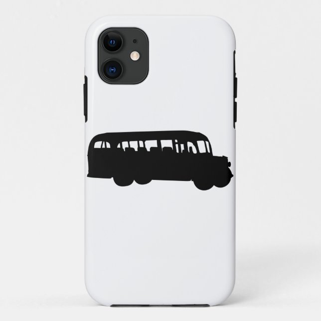 Bus Klassik Retro Case-Mate iPhone Hülle (Rückseite)