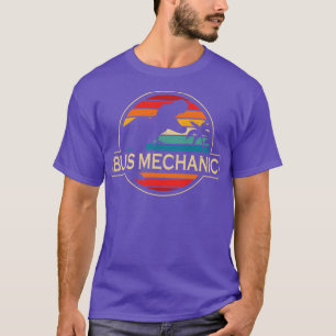 Bus Mechanic Dinosaurier T-Shirt