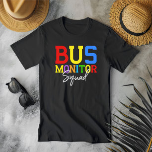 Bus-Monitor-Quadrat T-Shirt