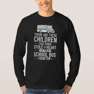 Bus Monitor School Bus Attendant Assistant Appreci T-Shirt