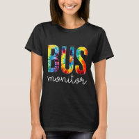 Bus Monitor Tie Dye Apprection Day Hello Back To