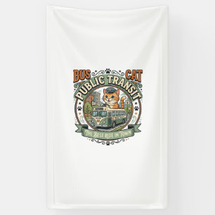 Bus Öffentliche Verkehrsmittel Katze Bus Öffentlic Banner