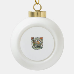 Bus Öffentliche Verkehrsmittel Katze Bus Öffentlic Keramik Kugel-Ornament