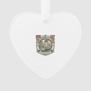 Bus Öffentliche Verkehrsmittel Katze Bus Öffentlic Ornament