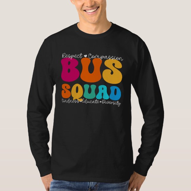 Bus Squad Appreciation Week Back to School T-Shirt (Vorderseite)