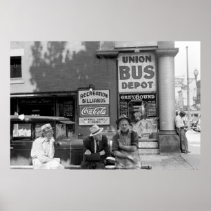 Bus Station: 1938 Poster
