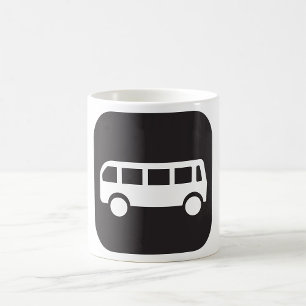 Bus-Symbol Kaffeetasse