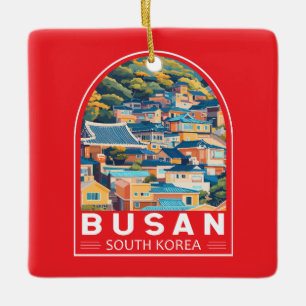 Busan Südkorea Reisemarkt Keramikornament