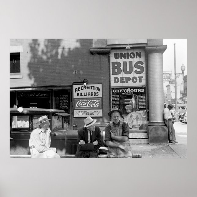 Busbahnhof: 1938 poster (Vorne)