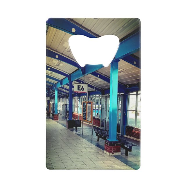 Busbahnhof Sheffield Geldbeutel Flaschenöffner (Vorderseite)