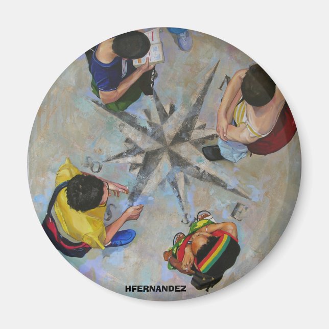 bUSCANDO EL NORTE Magnet (Vorne)