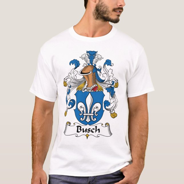 Busch Familienwappen T-Shirt (Vorderseite)