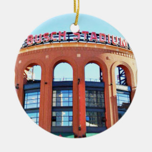 Busch Stadium, St. Louis, Weihnachtsschmuck, Keramik Ornament