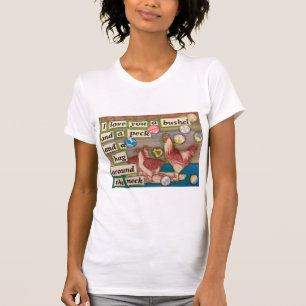 Büsche und ein Buchse T-Shirt