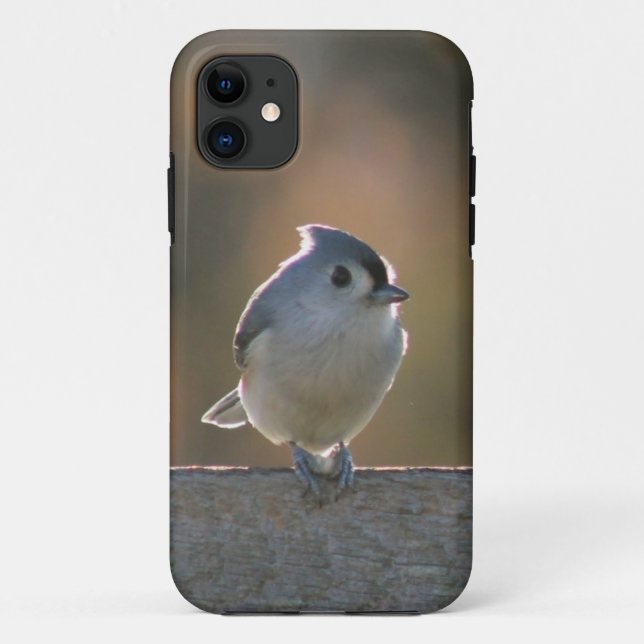 Büscheliger Titmouse Case-Mate iPhone Hülle (Rückseite)
