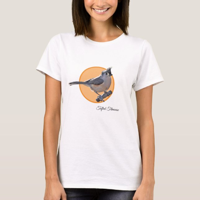 Büscheliger Titmouse T-Shirt (Vorderseite)