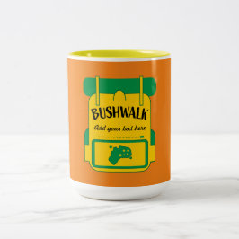 Buschwalben australia Reitermug Zweifarbige Tasse