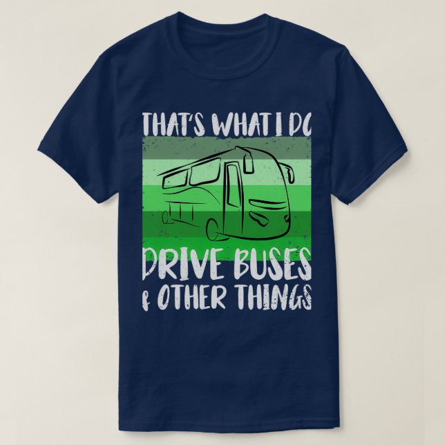 Busfahrer 14 T-Shirt (Design vorne)