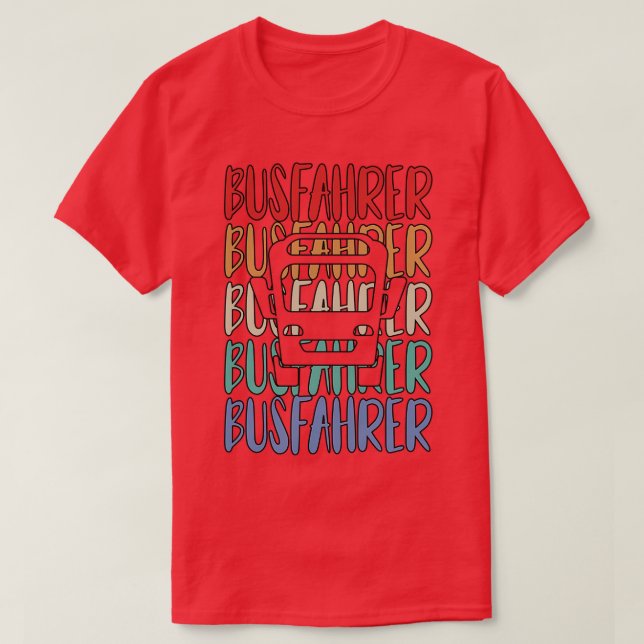 Busfahrer 15 T-Shirt (Design vorne)