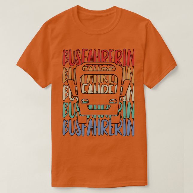Busfahrer 17 T-Shirt (Design vorne)
