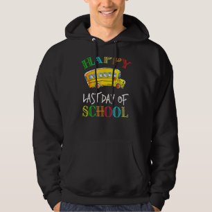 Busfahrer am letzten Tag der Schule Bus Dr. Hoodie