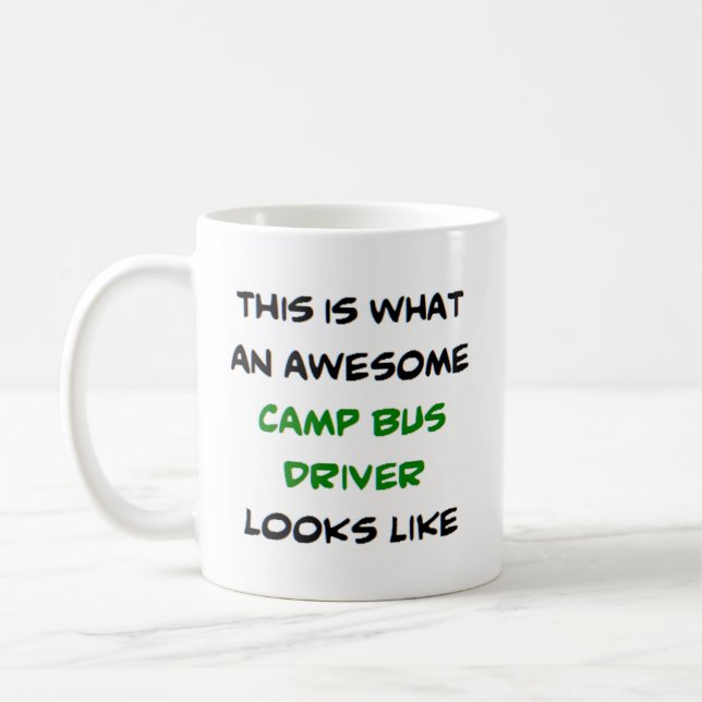 Busfahrer, Camp, phantastisch Kaffeetasse (Links)