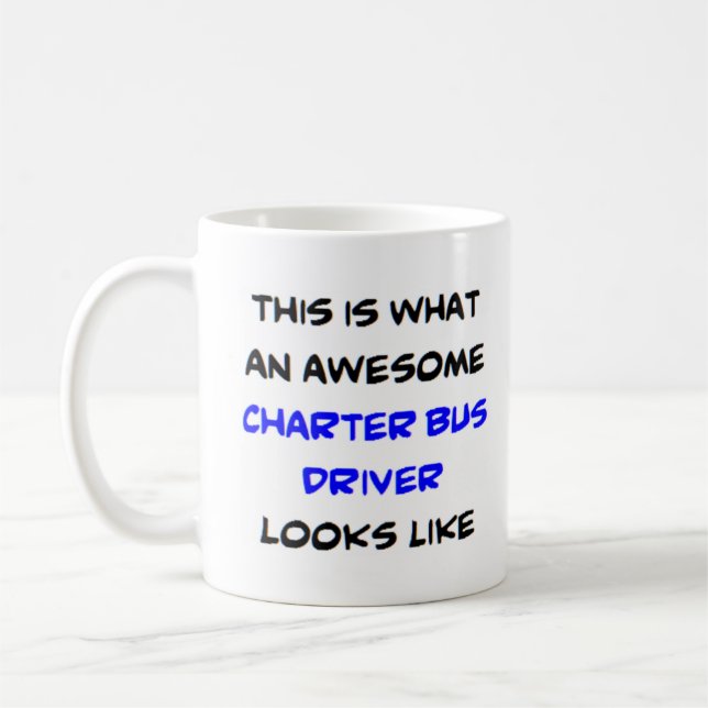 Busfahrer, Charter, phantastisch Kaffeetasse (Links)