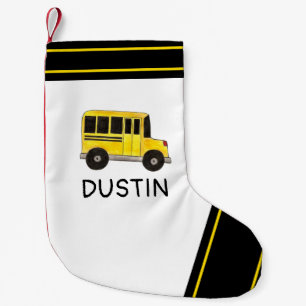 Busfahrer der Big Yellow School Kleiner Weihnachtsstrumpf