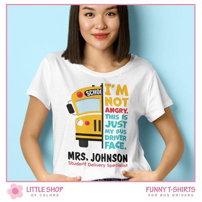 Busfahrer der Funny Angry School T-Shirt (Von Creator hochgeladen)