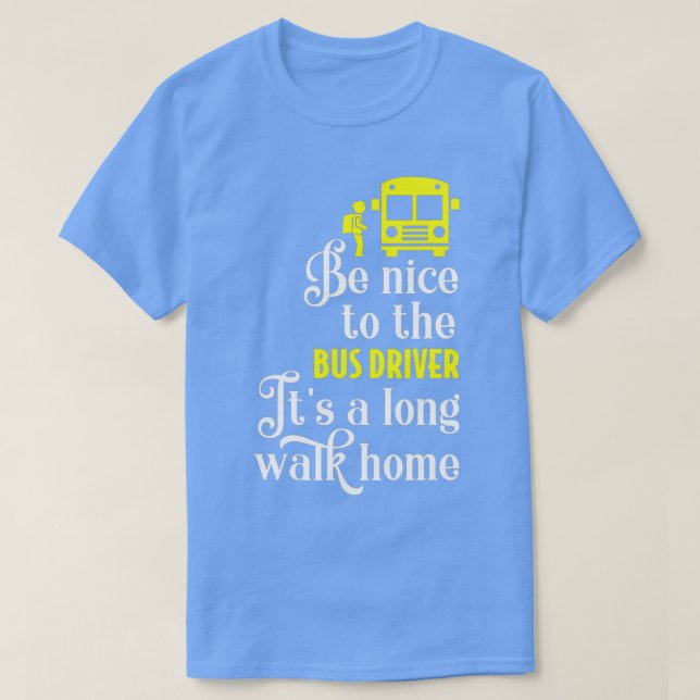 Busfahrer der Funny School 1 T-Shirt (Design vorne)