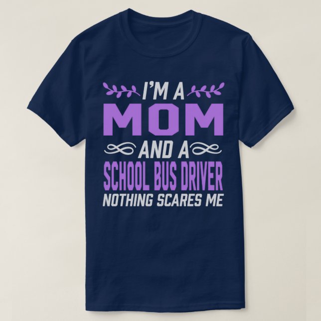 Busfahrer der Mama T-Shirt (Design vorne)