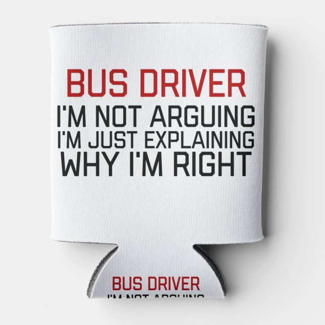 Busfahrer Dosenkühler (Vorderseite)