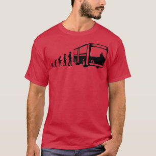 Busfahrer Evolution Busfahrer Beruf T-Shirt