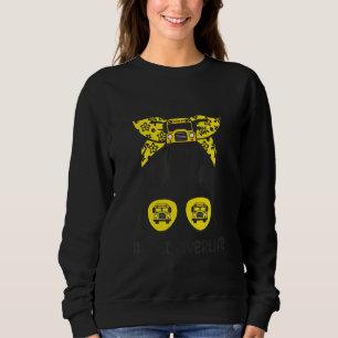 Busfahrer Leben Unordentliche Frisur Niedlicher Sc Sweatshirt