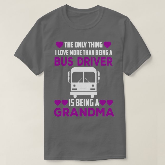 Busfahrer Oma Shirt 1 (Design vorne)