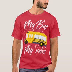 Busfahrer Omnibus Öffentlicher Verkehr T-Shirt