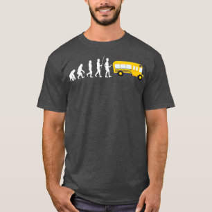 Busfahrer Omnibus School Bus Öffentliche Verkehrsm T-Shirt