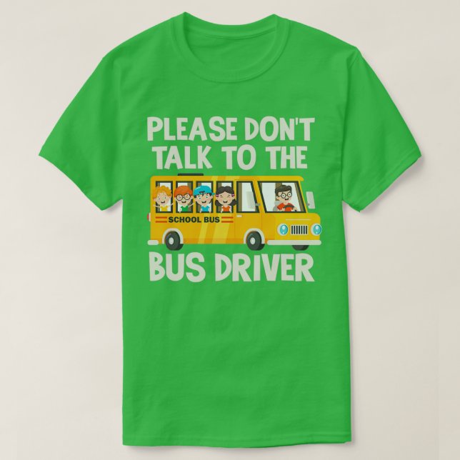 Busfahrer-Schulbus 36 T-Shirt (Design vorne)