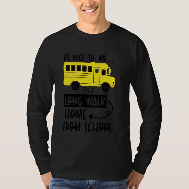Busfahrer-Schulbusfahrer Spaß T-Shirt (Vorderseite)