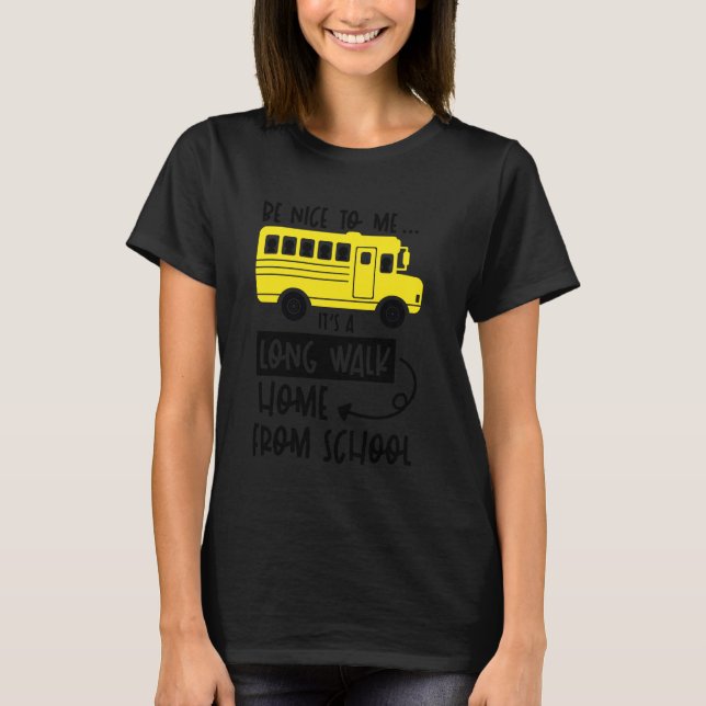 Busfahrer-Schulbusfahrer Spaß T-Shirt (Vorderseite)