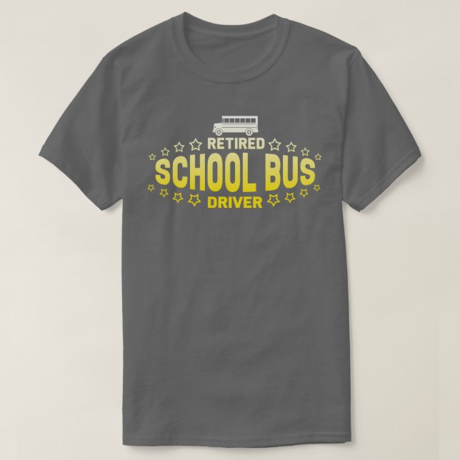 Busfahrer Schulbusfahrer T-Shirt (Design vorne)