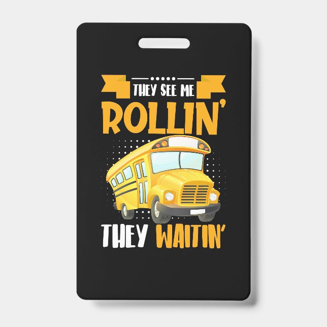 Busfahrer sieh mich rollen ausweis (Vorderseite)
