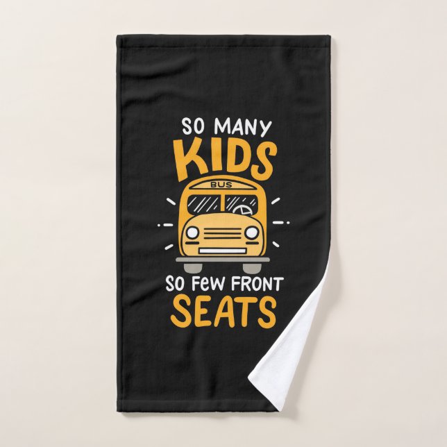 Busfahrer so viele Kinder Handtuch (Handtuch)