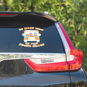 Busfahrer so viele Kinder, so wenige Vorsitze Aufkleber