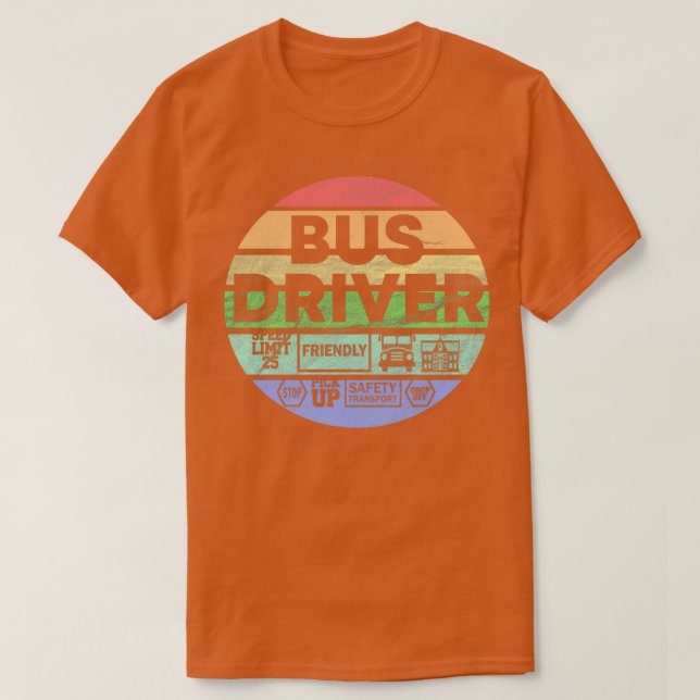 Busfahrer Sprichwort Busschule Geschenk 2 T-Shirt (Design vorne)