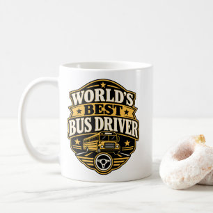 Busfahrer-Stolz Weltbestes-Busfahrer-Shirt Kaffeetasse