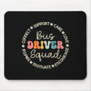 Busfahrer-Team-Schätzungs-Woche Zurück zur Schule Mousepad